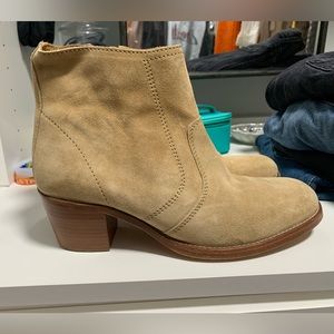 A.P.C. Anna Cowboy Boots in caramel, size 41 in Europe / size 10 US, worn once
